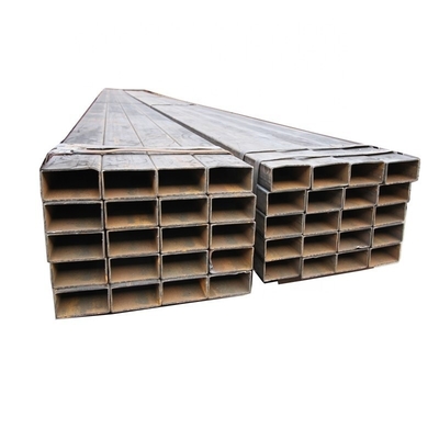 tuyau d'acier rectangulaire carré laminé à chaud de 6M OEM de tuyau d'acier doux de 2 pouces
