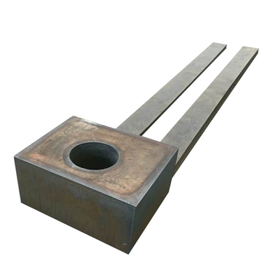 La plaque d'acier faite sur commande d'acier au carbone de Q345B coupant la commande numérique par ordinateur flambent le plat de support plat en métal S355J2