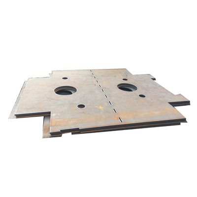 Le plat de réparation résistant de coupe de flamme de commande numérique par ordinateur d'ASTM bride des pièces en métal d'acier au carbone