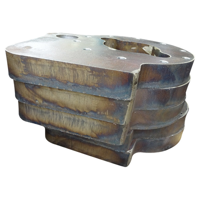 plaques de métal rondes de produit plat d'acier au carbone de la coupe de flamme de commande numérique par ordinateur de 80mm Q355B