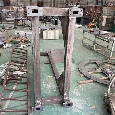 Composants faits sur commande de cadre de bâtiment d'acier de construction de soudure en acier de Q355B 650mm grands