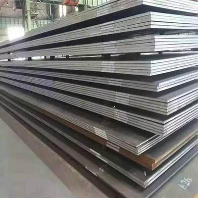 Feuille enduite de haute résistance JIS 1300mm de fer de zinc de plat d'acier au carbone d'A36 100mm