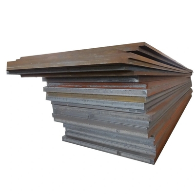 plaque d'acier A36 laminée à chaud laminée à chaud à faible teneur en carbone de 500mm Q345 SS400 S235jr